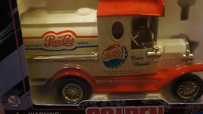 Golden Classic Special Edition Die-Cast Vintage Pepsi-Cola Truck Gift Bank NIB • $14.95