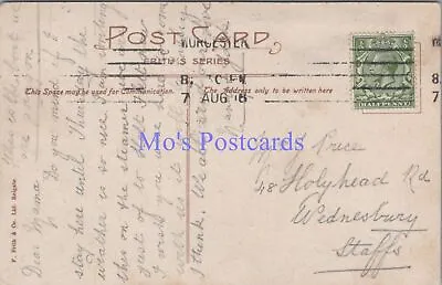 Genealogy Postcard - Price 48 Holyhead Road Wednesbury Staffordshire GL1908 • £3.99