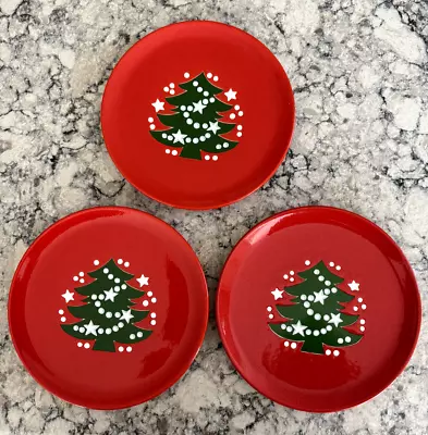 3 Waechtersbach CHRISTMAS TREE 7.75  Salad Dessert Plates • $24.99