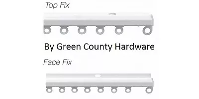 600mm Integra Discreet White Metal Curtain Track Top Fix Campervan Motorhome  • $27.80