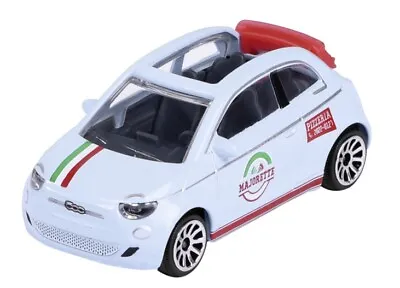 MAJORETTE CITY CARS FIAT 500 Icon BLUE 1:55 DIE CAST METAL MODEL NEW IN BOX • $8.60