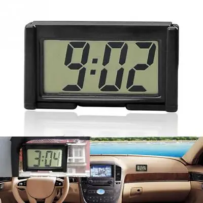 Small Digital Clock LCD Date Time Calendar For Car Dashboard Table Desk- Prof • $11.24