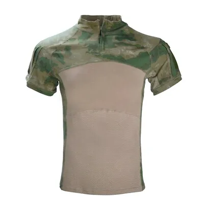 Men's Military Combat Shirt Army Tactical Shirt Special Forces Camouflage Hiking • $25.64