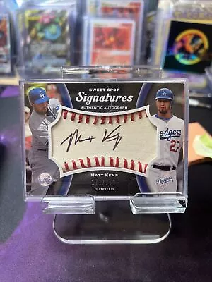 2008 Sweet Spot Signatures Tier 1 Ball Red Stitching Black Ink Matt Kemp Auto • $25