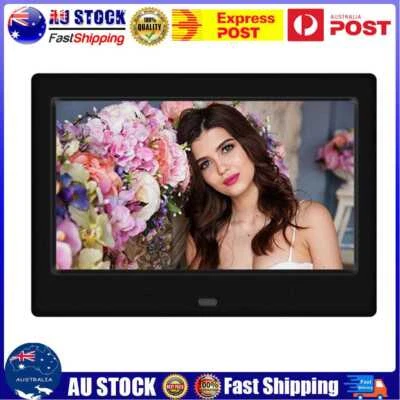 $45.69 • Buy 7 Inch LED 800x480 Digital Photo Frame Alarm Clock MP3 Movie Player (Black)
