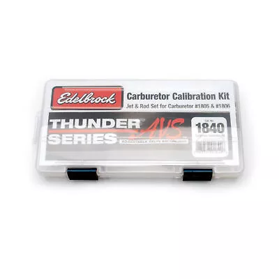 $79.95 • Buy Edelbrock 1840 Calibration Kit Jet Rod Kit For 1805 & 1806
