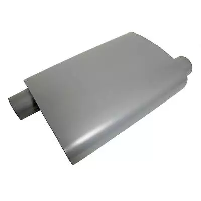 Summit Racing Muffler Welded 2 1/4  Inlet/2 1/4  Outlet Steel Aluminized Each • $35.09