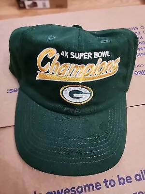 Green Bay Packers 4X Super Bowl Champions  Hat • $7.99