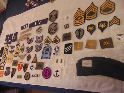 Huge Lot Of Military Patches;  Armynavy Marines Air Force;lot # C 54 • $9.95