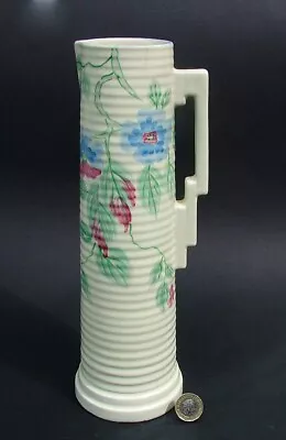 £35 • Buy Scarce Vintage 1930's Beweley Tall Slim Hand Painted Art Deco Jug 29cmh