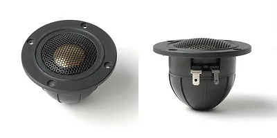 NEW (2) 1  Dome Tweeter Speakers.Home Audio.6ohm.2.8  Frame.Replacement PAIR • $44
