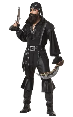 Mens Plundering Pirate Caribbean Books & Film Fancy Dress Costume • £54.99