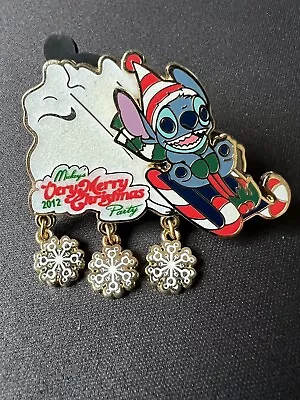 Disney Mickey’s Very Merry Christmas Party 2012 Pin With Stitch • $13.95