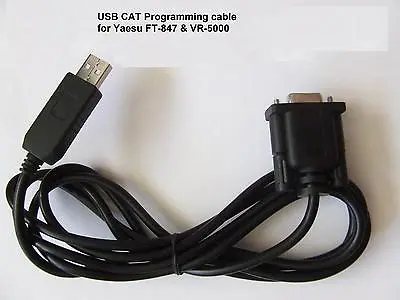 USB CAT Programming Cable For Yaesu FT-847 & VR-5000 • £15.99