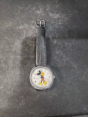Vintage 1970's Timex Electric Mickey Mouse Men's Watch Not Tested • $40