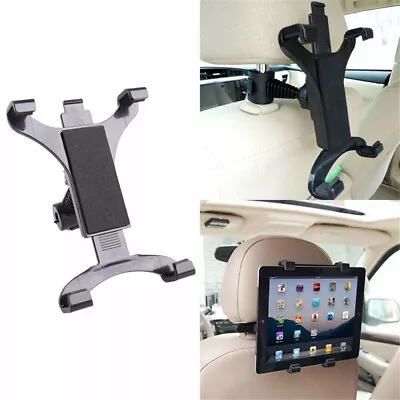 Premium Car Back Seat Headrest Mount Holder 7-10 Inch Tablet/GPS Stand For IPAD • £8.65