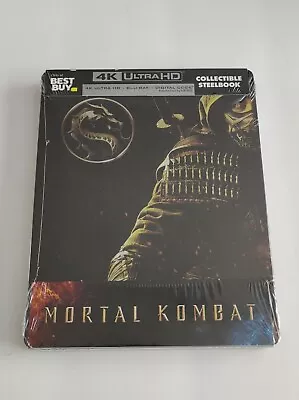 Mortal Kombat 4k Uhd + Bluray + Digital  Limited Edition Steelbook  New • $39.99