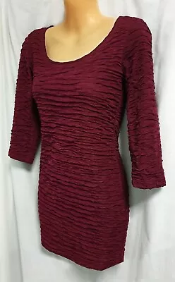 NWT SUPRE Fitted Mini Bodycon Dress Size XS In Wine • $15.45