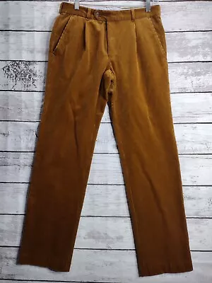 Bugatti Corduroy Pants Men's 46 W30 Trousers Chino Straight Leg Stretch • $34.99