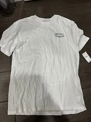 Men’s White Color O’Neill Graphic T-Shirt-L • $12