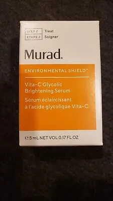 MURAD Vita-C Glycolic Brightening Serum 0.17oz Travel Size Environmental Shield • $10