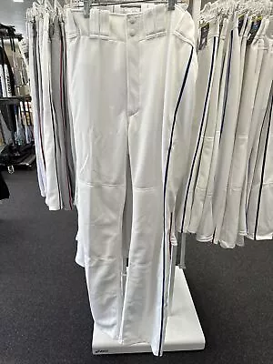 Mizuno White/Royal Piped Baseball Pant Adult Large • $15