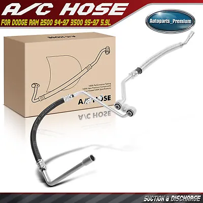 A/C Suction And Discharge Hose Assembly For Dodge Ram 2500 3500 1994-1997 5.9L • $36.79