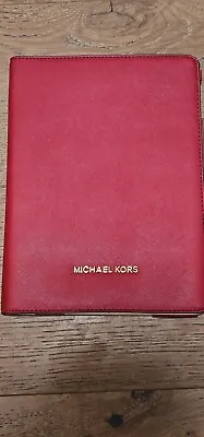 Michael Kors -Red Leather Tablet Case  • $10.04