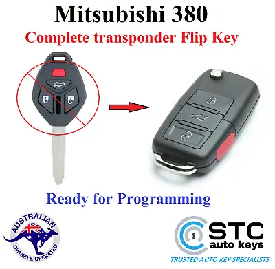 $51.33 • Buy Remote Flip Key Fob SUITS MITSUBISHI 380 2005 2006 2007 2008