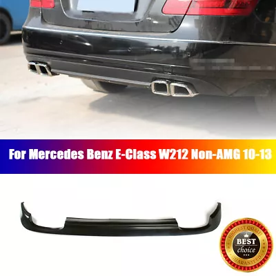 Rear Bumper Diffuser Lip Wing For 10-13 Mercedes Benz W212 E550 E350 Non-AMG • $190.06