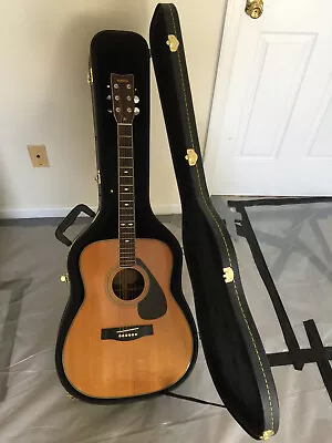 Vintage 1970's FG-345 Yamaha Guitar - Good Condition With Case - No Reserve • $66