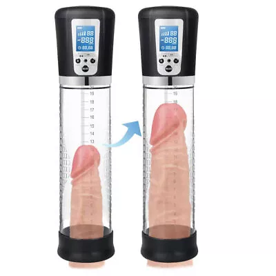 Enlarger Vacuum Pump Male Penis Toy Body Enhancer Erection Stretcher AU • $23.50