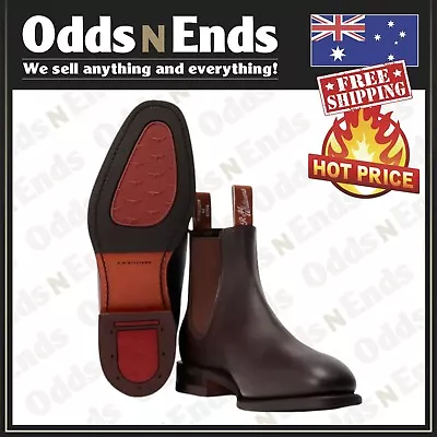 RM Williams Dynamic Flex Craftsman Australian Made Boots Chestnut Size 10G • $530