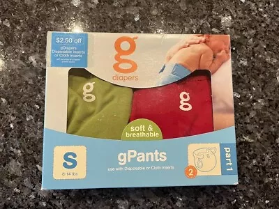 GDiapers GPants NEW Small 8-14 Lbs 2 Pair • $29.95