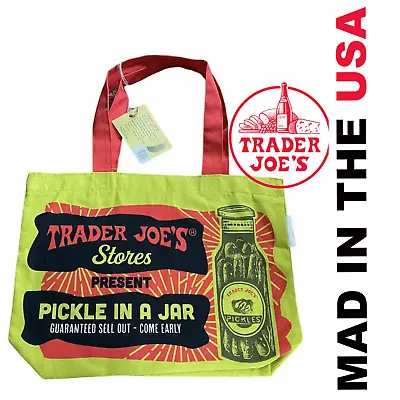 $15.99 • Buy Trader Joe’s Bag Trader Joes Reusable Heavy Cotton Bag Green Pickle Shopping Bag