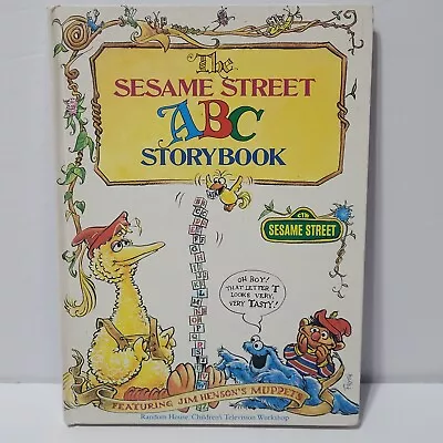 The Sesame Street ABC Storybook 1974 Vintage Children's Television Workshop Book • $7