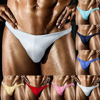 Sexy Mens Swimwear Briefs Summer Bikini Shorts Underwear Beach Swimming Trunks ~ • $3.75