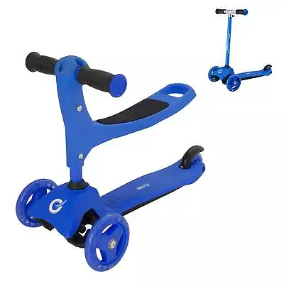 Evo 3 In 1 Cruiser Toddler Ride On & Scooter - Blue • £34.99