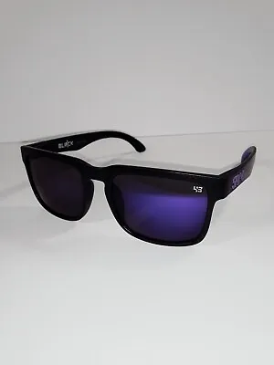 SPY Helm PROMO Matte Black & Purple Sunglasses Men Womens Square Ken Block  • $17.98