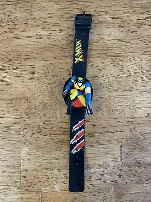 Marvel Comics X-Men Wolverine Character 3D LCD Flip Up Watch (1994) 90s Untested • $18