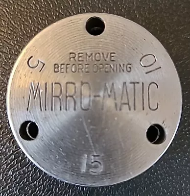 Vintage Mirro-Matic Stove Top Pressure Cooker Weight-Regulator-Jiggler 5-10-15  • $10