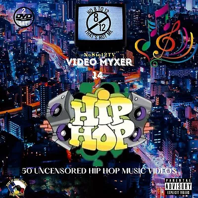 Video Myxer 14 ..60 Rap & Hip Hop Music Videos *2 DVDs* (New) Collector Item • $7.99