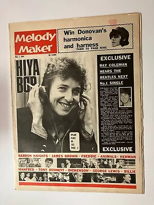 Melody Maker May 1 1965 Bob Dylan Cover • $15