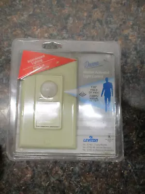 Leviton 6780-A Motion Activated Light Control. 110 Degree NEW FREE SHIPPING • $19.99