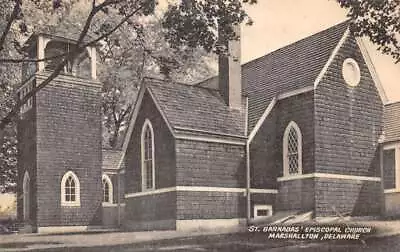 Marshallton Delaware St Barnabas Episopal Church Vintage Postcard AA83317 • $8.75