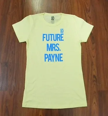 Juniors NEW Yellow One Direction 1D Future Mrs. Payne Liam T-Shirt • £10.56