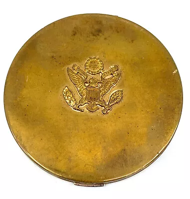Elgin American 1940s US Army Military Eagle Emblem Sweetheart Compact WWII Vtg • $55