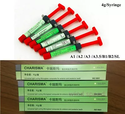 1 Box Charisma Dental Composite Syringe Light Cure Resin Tooth Filling Material • $15.29