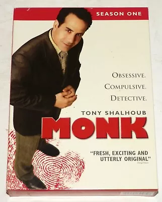 Monk Season 1 DVD (4-Disc Set) 2002 • $5.95