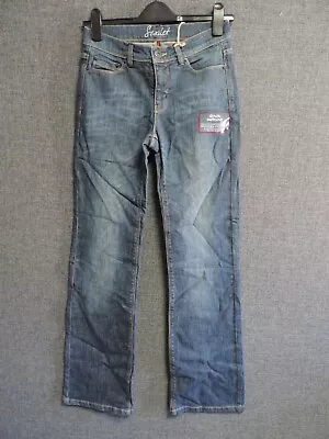 Oasis Scarlet Mid Rise Bootcut Stretch Jeans UK 8 Long RRP £45 LN028 EE 01 • £39.99